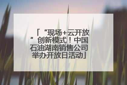 “现场+云开放”创新模式！中国石油湖南销售公司举办开放日活动