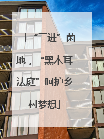 “三进”菌地，“黑木耳法庭”呵护乡村梦想