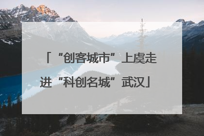 “创客城市”上虞走进“科创名城”武汉