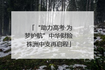 “助力高考·为梦护航”中华财险株洲中支再启程
