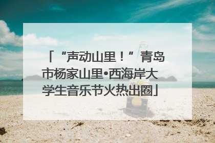 “声动山里！”青岛市杨家山里•西海岸大学生音乐节火热出圈
