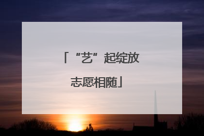 “艺”起绽放 志愿相随