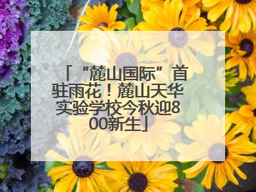“麓山国际”首驻雨花！麓山天华实验学校今秋迎800新生
