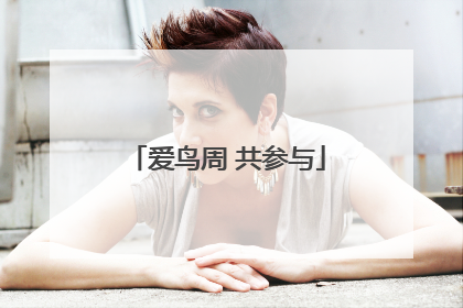 爱鸟周 共参与