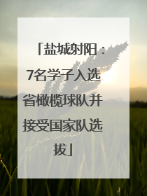 盐城射阳：7名学子入选省橄榄球队并接受国家队选拔