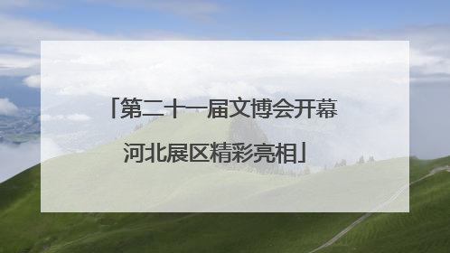 第二十一届文博会开幕 河北展区精彩亮相
