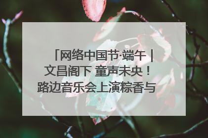 网络中国节·端午｜文昌阁下 童声未央！路边音乐会上演粽香与童真的诗意交响