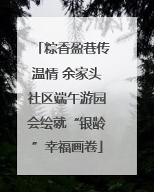 粽香盈巷传温情 余家头社区端午游园会绘就“银龄”幸福画卷