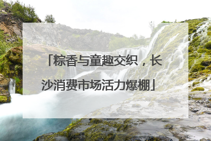 粽香与童趣交织，长沙消费市场活力爆棚