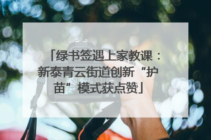 绿书签遇上家教课：新泰青云街道创新“护苗”模式获点赞