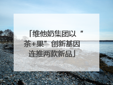 维他奶集团以“茶+果”创新基因连推两款新品