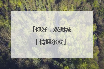 你好，双拥城｜情拥尔滨