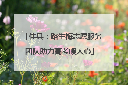 佳县：路生梅志愿服务团队助力高考暖人心
