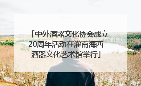 中外酒器文化协会成立20周年活动在灌南海西酒器文化艺术馆举行