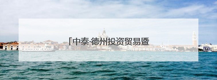 中泰·德州投资贸易暨法律服务交流会举行