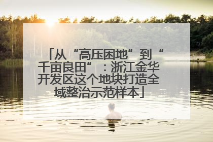 从“高压困地”到“千亩良田”：浙江金华开发区这个地块打造全域整治示范样本