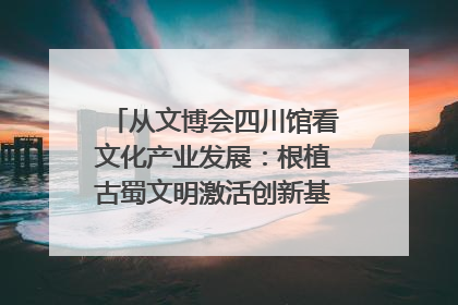 从文博会四川馆看文化产业发展：根植古蜀文明激活创新基因｜文博向“新”