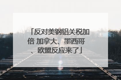 反对美钢铝关税加倍 加拿大、墨西哥、欧盟反应来了
