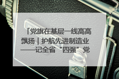 党旗在基层一线高高飘扬｜护航先进制造业——记全省“四强”党支部、省工业和信息化厅装备工业处党支部