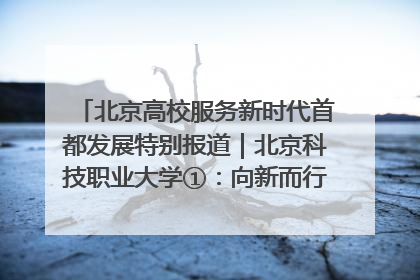 北京高校服务新时代首都发展特别报道｜北京科技职业大学①：向新而行，为首都低空经济发展提供“即战力”