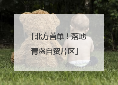 北方首单！落地青岛自贸片区