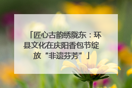 匠心古韵绣陇东：环县文化在庆阳香包节绽放“非遗芬芳”