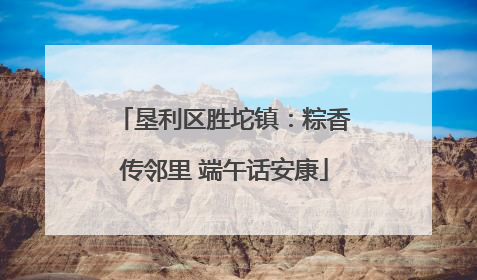 垦利区胜坨镇：粽香传邻里 端午话安康