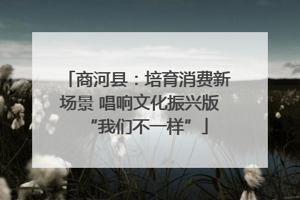 商河县：培育消费新场景 唱响文化振兴版“我们不一样”