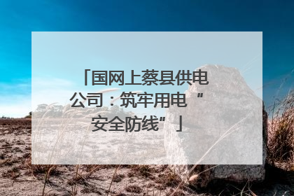 国网上蔡县供电公司：筑牢用电“安全防线”