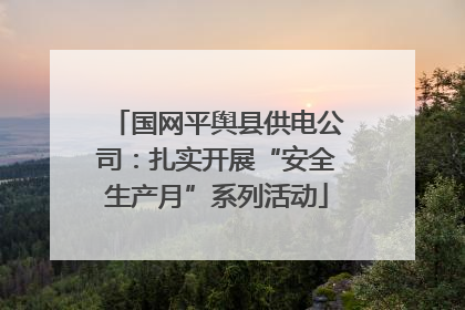 国网平舆县供电公司：扎实开展“安全生产月”系列活动