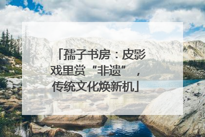 孺子书房：皮影戏里赏“非遗”，传统文化焕新机
