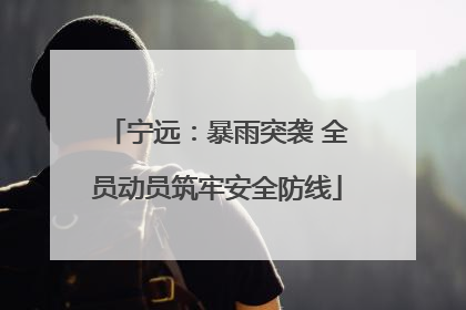 宁远：暴雨突袭 全员动员筑牢安全防线