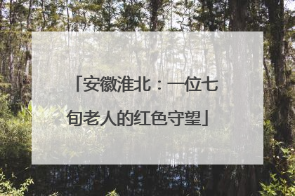 安徽淮北：一位七旬老人的红色守望