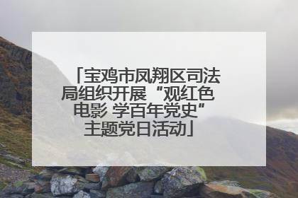 宝鸡市凤翔区司法局组织开展“观红色电影 学百年党史”主题党日活动