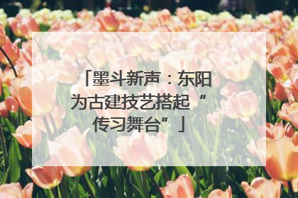 墨斗新声：东阳为古建技艺搭起“传习舞台”