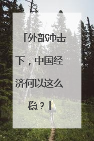 外部冲击下，中国经济何以这么稳？