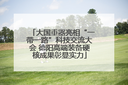 大国重器亮相“一带一路”科技交流大会 德阳高端装备硬核成果彰显实力