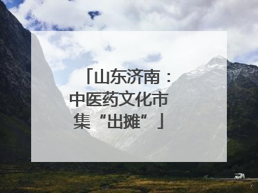 山东济南：中医药文化市集“出摊”