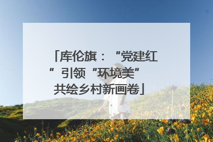 库伦旗：“党建红”引领“环境美” 共绘乡村新画卷