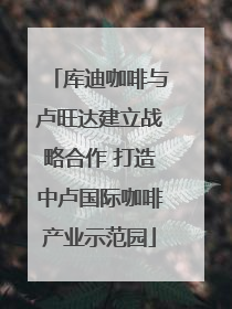 库迪咖啡与卢旺达建立战略合作 打造中卢国际咖啡产业示范园