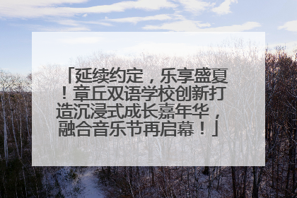 延续约定，乐享盛夏！章丘双语学校创新打造沉浸式成长嘉年华，融合音乐节再启幕！