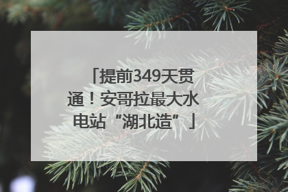 提前349天贯通！安哥拉最大水电站“湖北造”