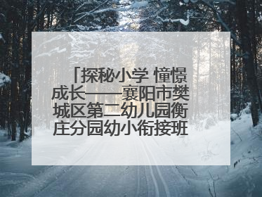 探秘小学 憧憬成长——襄阳市樊城区第二幼儿园衡庄分园幼小衔接班走进小学开展参观体验活动