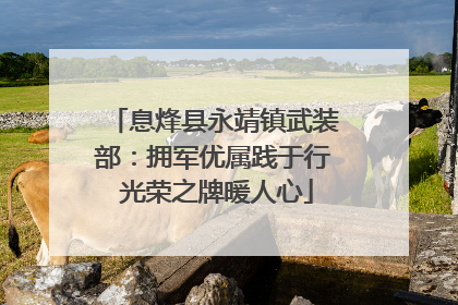 息烽县永靖镇武装部：拥军优属践于行 光荣之牌暖人心