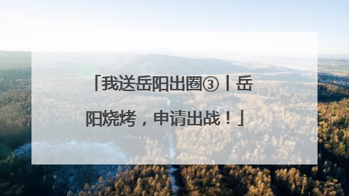 我送岳阳出圈③丨岳阳烧烤，申请出战！
