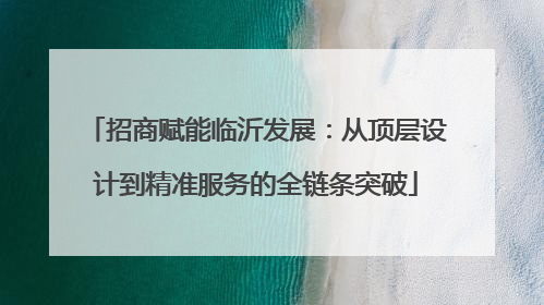 招商赋能临沂发展：从顶层设计到精准服务的全链条突破