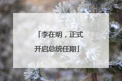 李在明，正式开启总统任期