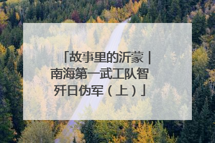 故事里的沂蒙｜南海第一武工队智歼日伪军（上）