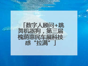 数字人顾问+跳舞机器狗，第三届槐荫惠民车展科技感“拉满”