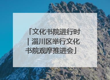 文化书院进行时｜淄川区举行文化书院观摩推进会